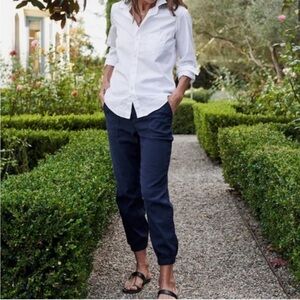 Frank & Eileen Jameson Cotton Linen Jogger Pants